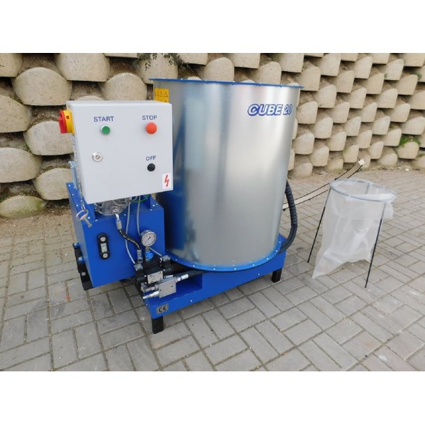 Falach Cube 20 briketpresse til 30x30 mm. briketter