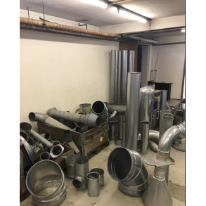 Samling af diverse udsugningsr�r og fittings