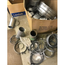 Samling af diverse udsugningsr�r og fittings